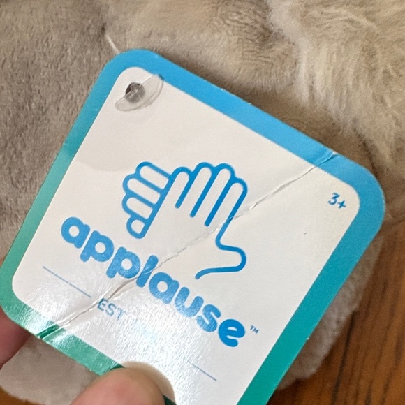 Applause Super Soft Elephant Stuffed Animal 2024 NWT 15” - Picture 8 of 9